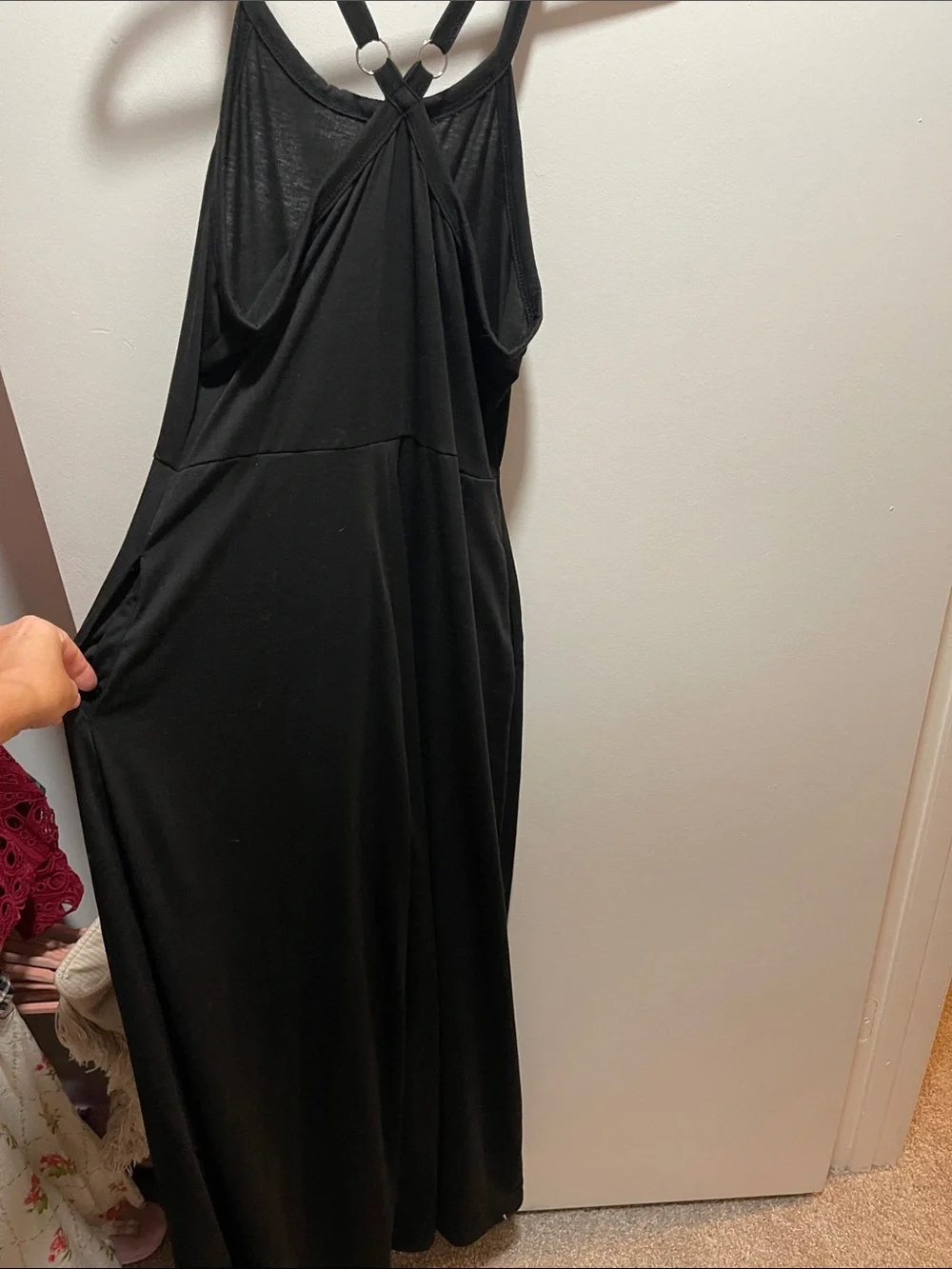 NWOT Black Razorback Wide-Leg Jumpsuit
